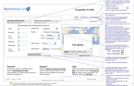 Wireframe BuscoUnViaje.com