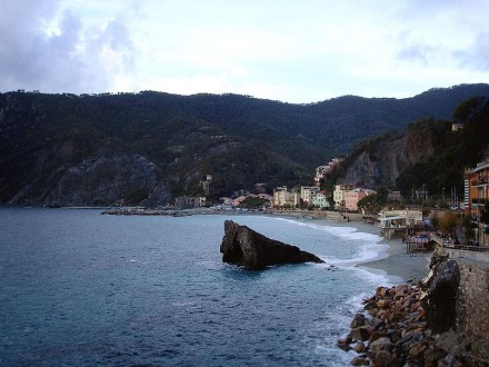 Playa en Manarola