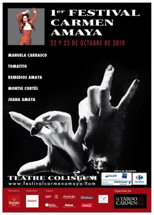Cartel del Festival Flamenco Carmen Amaya