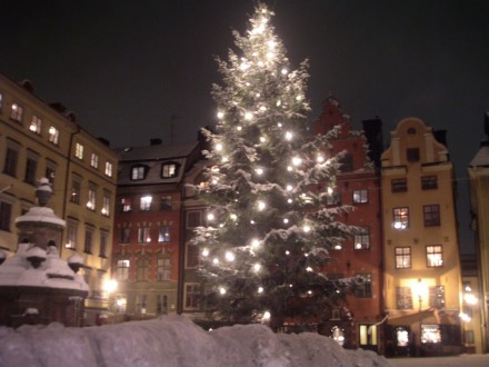 Árbol de Navidad en Estocolmo