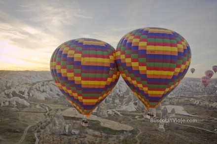 Vuelo en globo por Capadocia (Turquía)