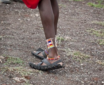 Calzado de un masai