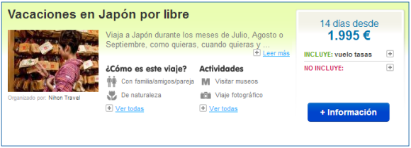 Viajes a Japón por libre