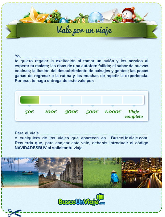 Te regalamos un viaje