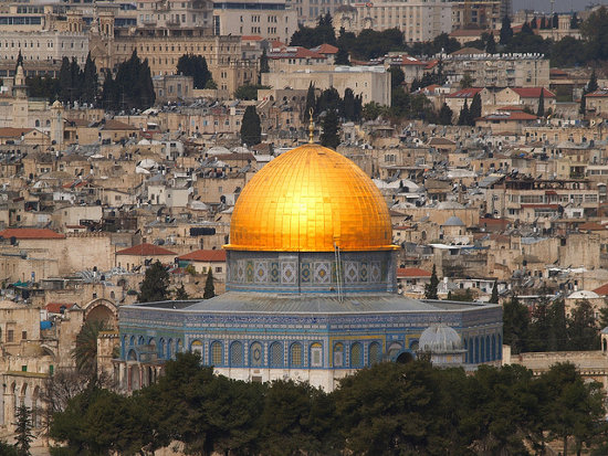 Vistas desde el Convento Ecce Homo en Jerusalén