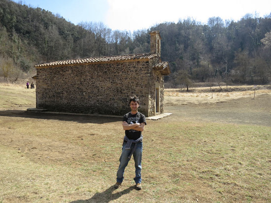 Quique Cardona en la Garrotxa