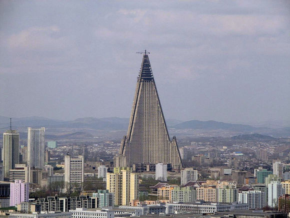 Hotel Ryugyong, Pyongyang (Corea del Norte)