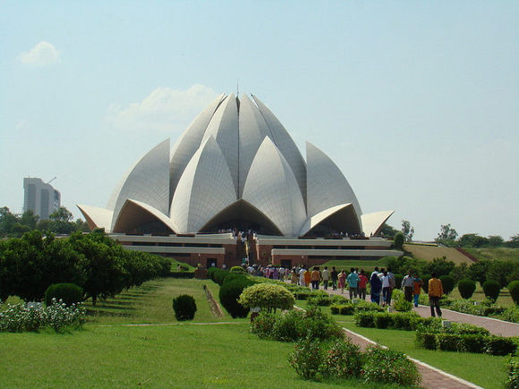 Templo de Loto, Nueva Delhi (India)