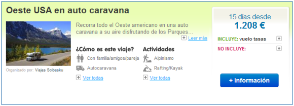 Viajes al Oeste de Estados Unidos