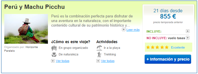 Viajes a Perú y Machu PIcchu