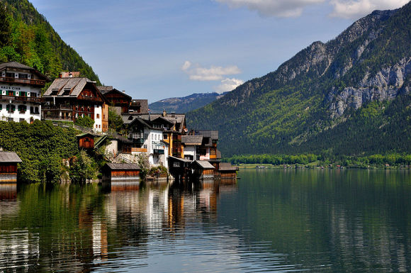 Hallstat en los Alpes de Austria