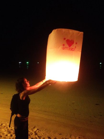 Cristina E Lozano en Koh Samui, Tailandia