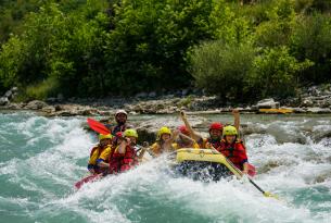 Aventura de Rafting en Sort (Pirineo Catalán)