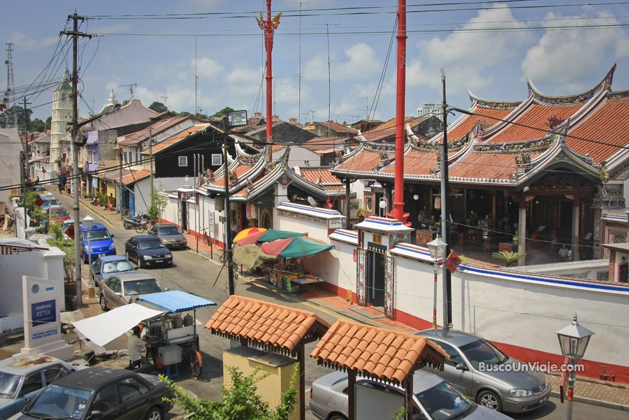 Calle Armonia de Melaka en Malasia