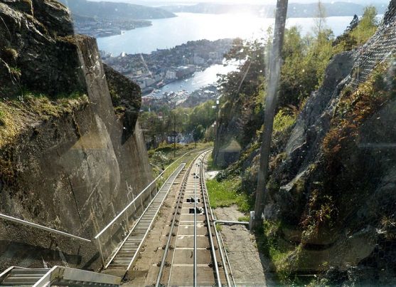 funicular Fløibanen Bergen