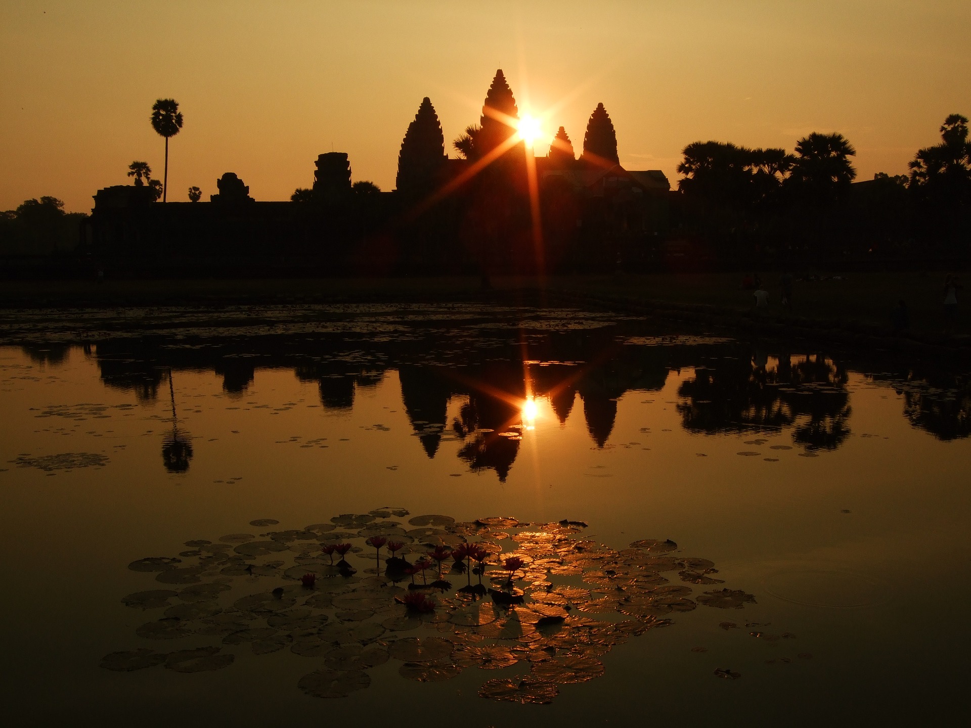 Angkor Wat puesta de sol