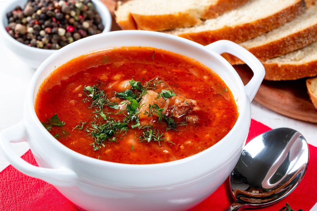 Borsch comida típica de Rusia