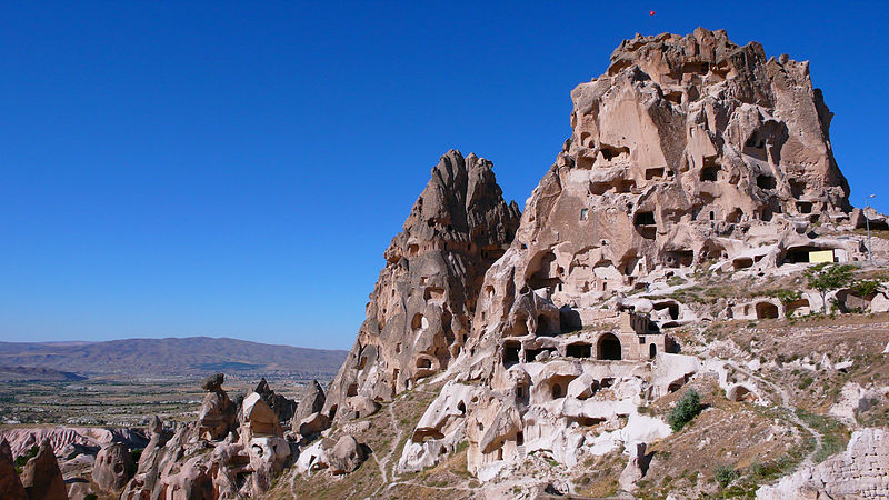 castillo de uchisar capadocia turquia