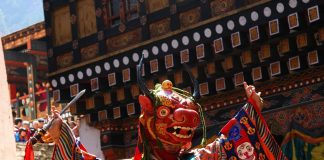 Festival Paro Tsechu en tus viajes a Bután festival en butan