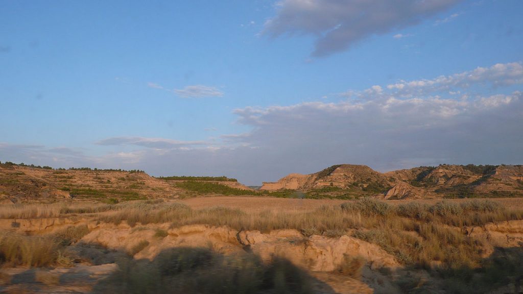 Desierto Los Monegros en España