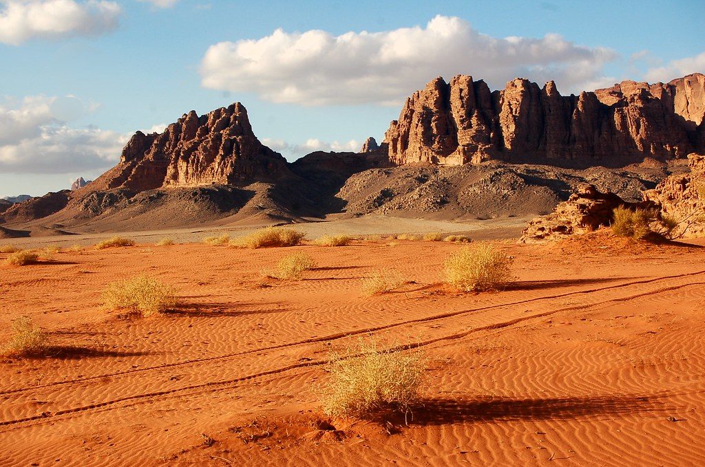 Desierto Wadi Rum en Jordania