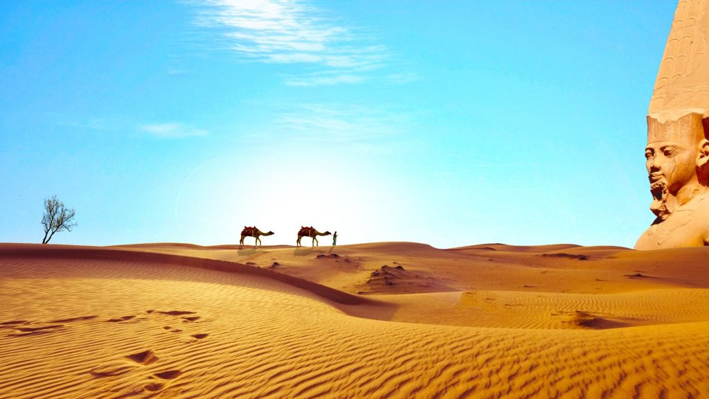 Desierto del Sahara en Egipto