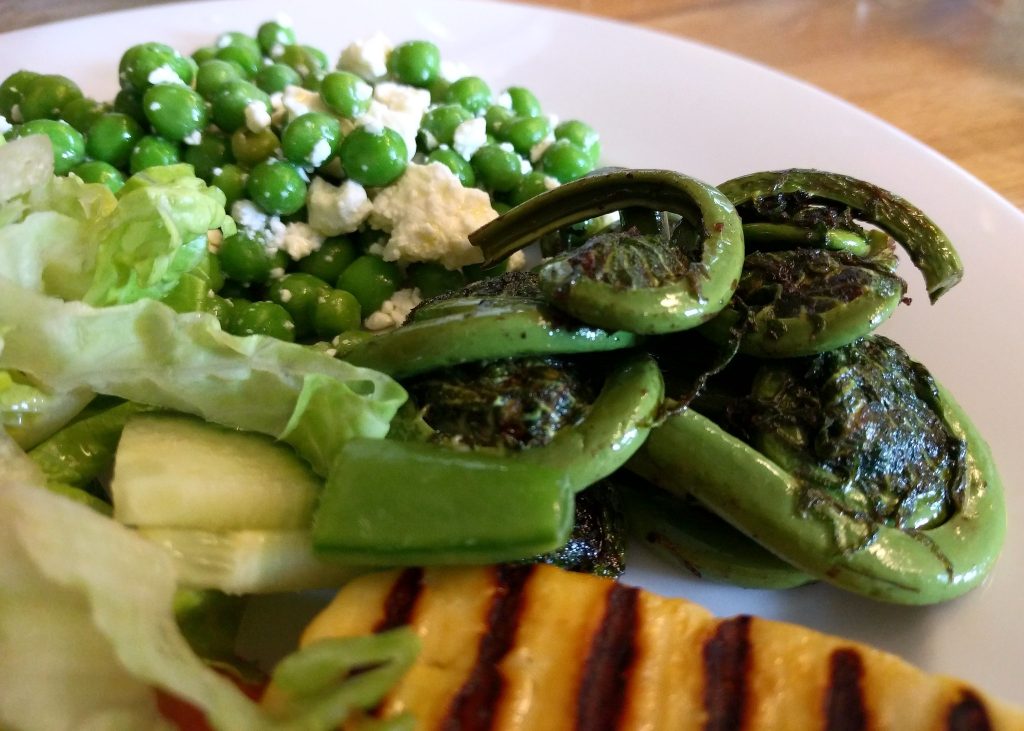 Fiddleheads Comidas típicas de Canadá
