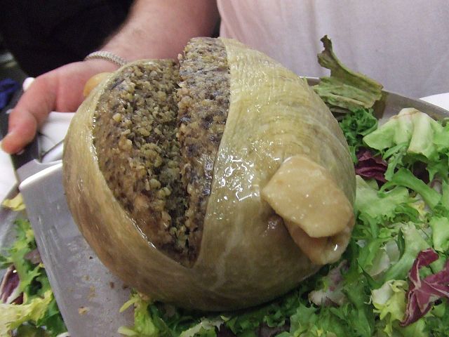 Haggis comidas típicas de Escocia