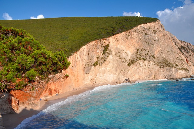 Isla Léucade o Lefkada Grecia en moto