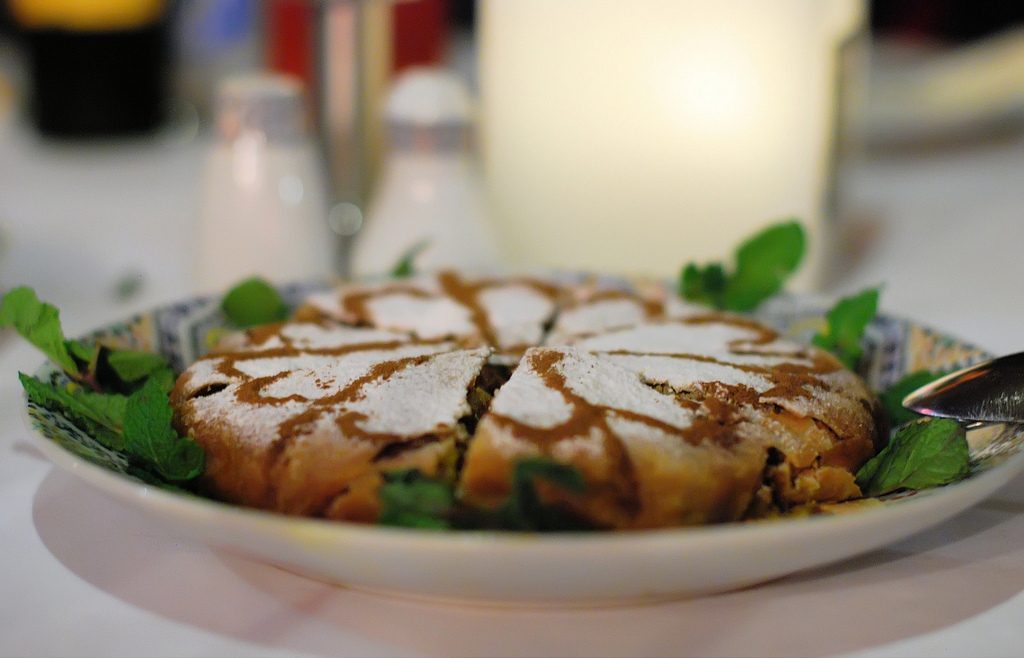 Pastilla comida típica de Marruecos