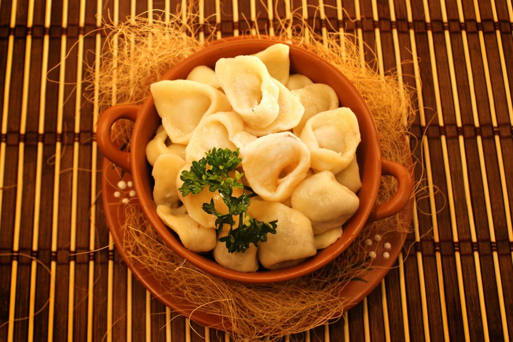 Pelmeni comida típica de Rusia