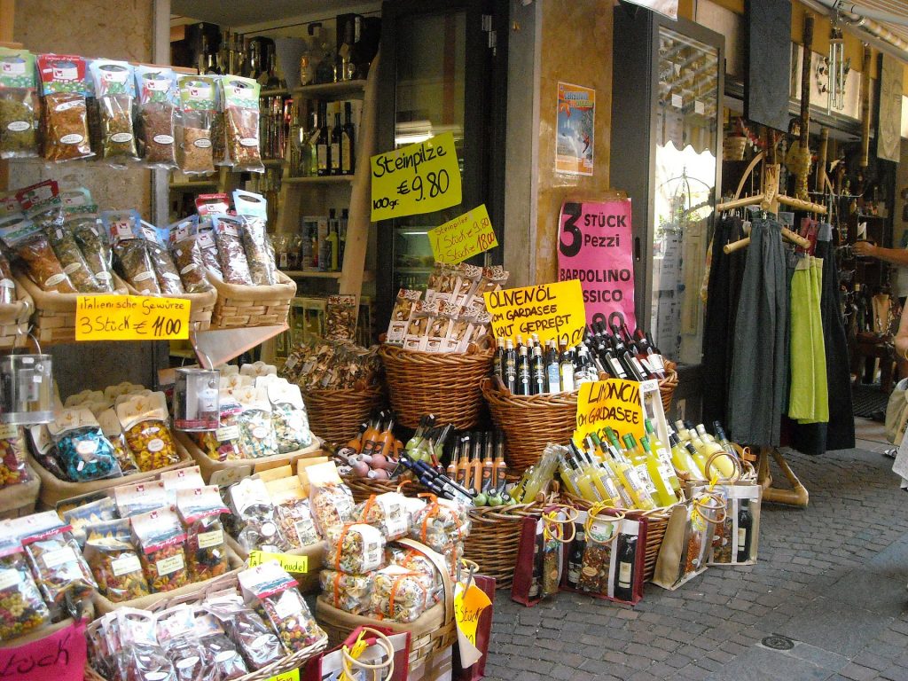 Productos gastronómicos qué comprar en Italia