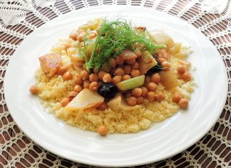 Receta de cuscús argelino (couscous – kuskūs) Receta de cuscús argelino