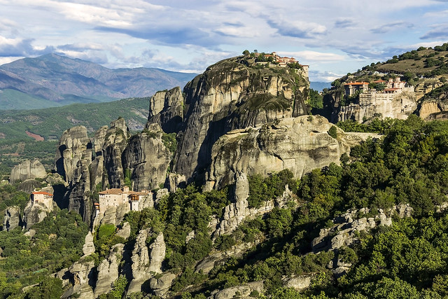 Ruta de los Monasterios Meteora Grecia en moto