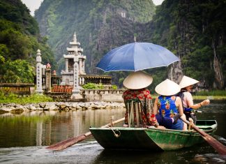 Curiosa excursión en Tam Coc, Vietnam excursiones en vietnam