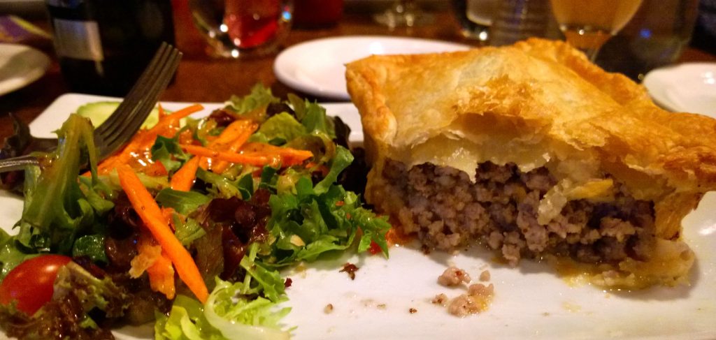 Tourtière comidas típicas de Canadá 