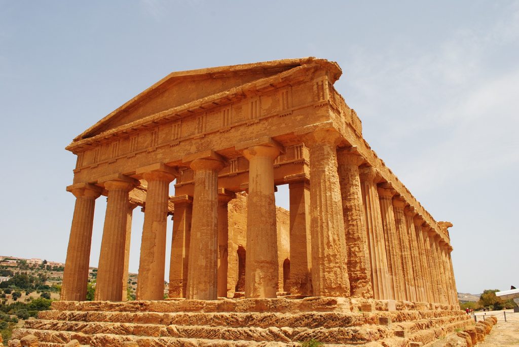 Valle de los Templos de Agrigento en Sicilia Italia