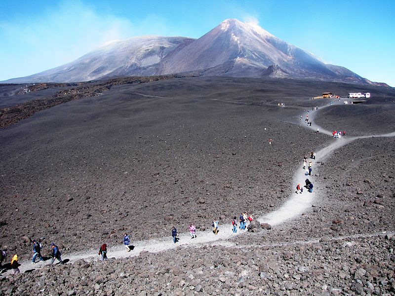 Volcan Etna en Sicilia Italia