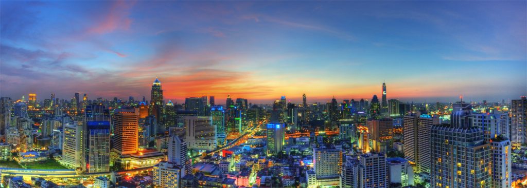 Atardecer en Bangkok