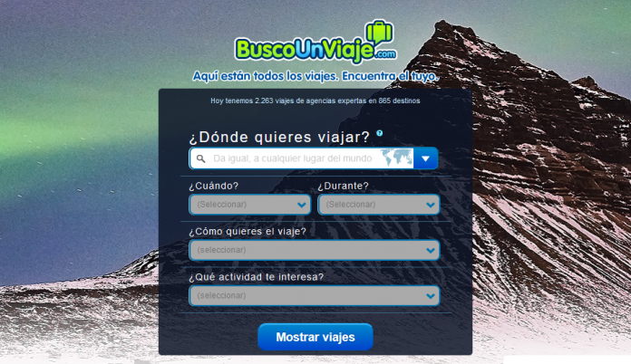 BuscoUnViaje.com renueva su web Busco un viaje home