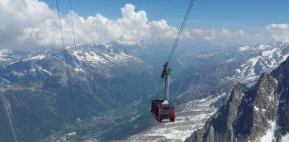 Teleférico Aiguille du Midi, el más alto de Europa chamonix teleferico
