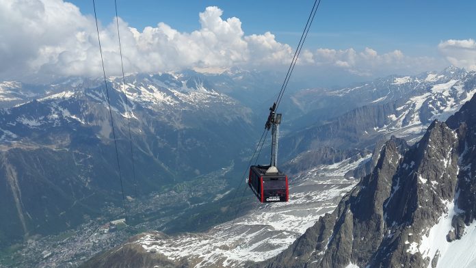 Teleférico Aiguille du Midi, el más alto de Europa chamonix teleferico