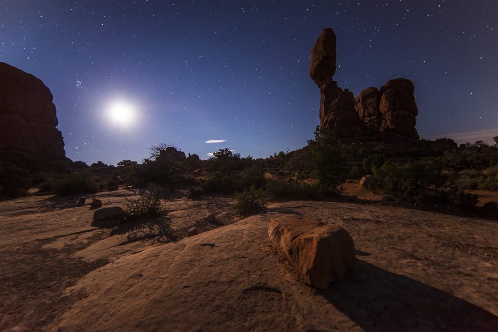 noche en el desierto de Marrakech