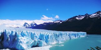 La ruptura del glaciar Perito Moreno en Argentina Glaciar Perito Moreno Argentina