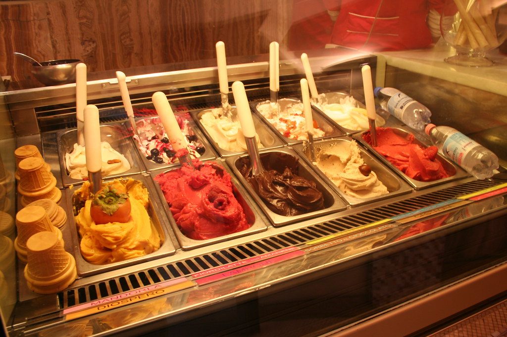 helado en Sicilia Italia