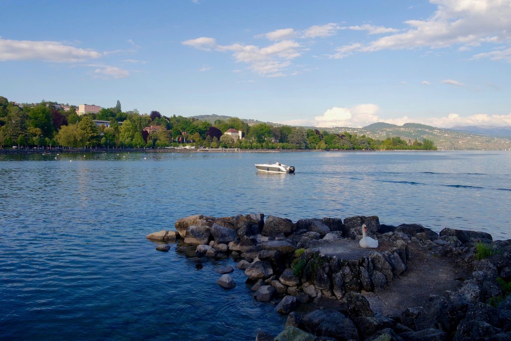 Lago leman suiza