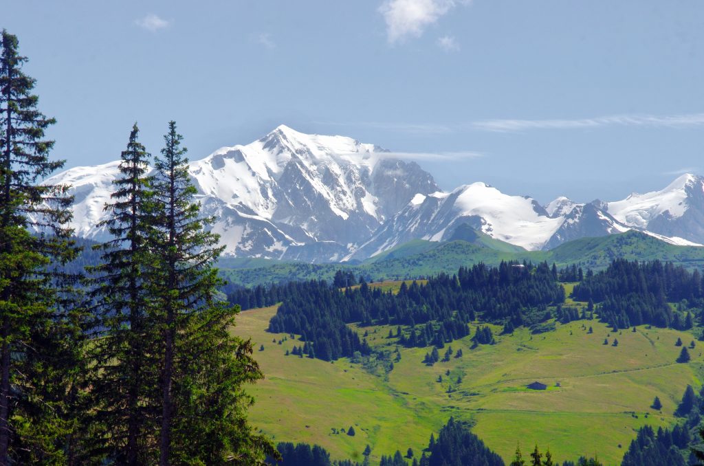 mont blanc alpes franceses