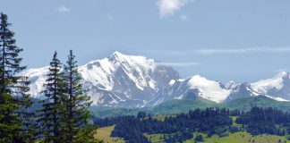 El majestuoso Mont Blanc en los Alpes franceses mont blanc alpes franceses