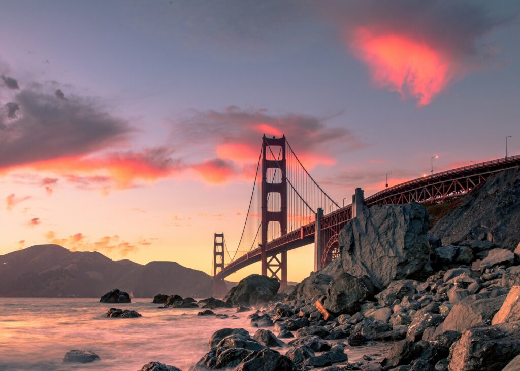 Atardecer en Baker Beach