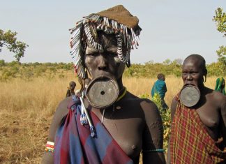 El parque temático de las tribus de Etiopía Tribus en Etiopía